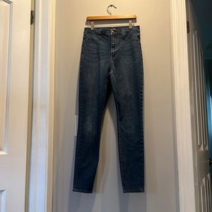 Medium blue skinny jeans